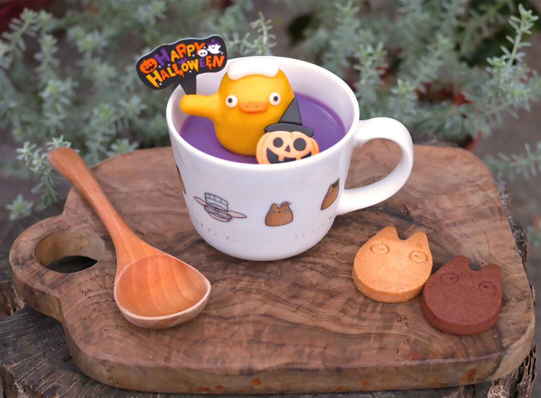 オオトリ様の紅芋プリン（ハロウィーン）