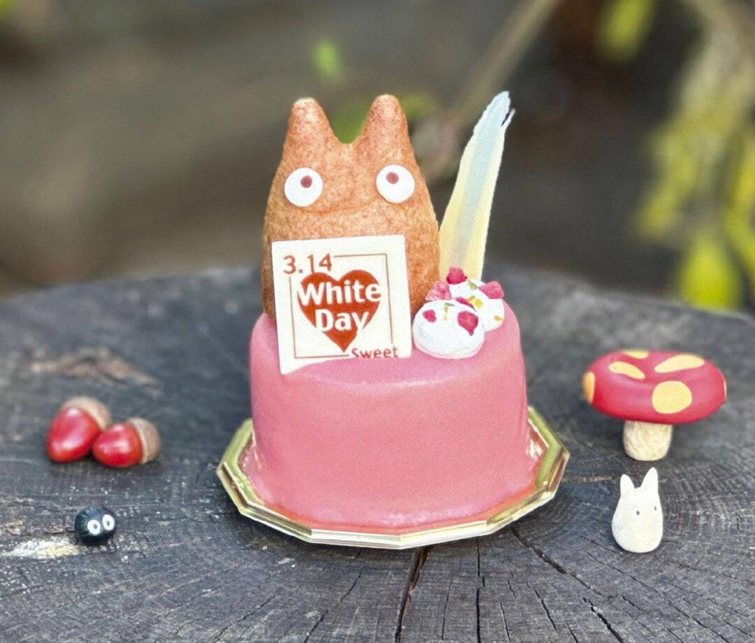 小トトロさくらケーキ（ホワイトデー）