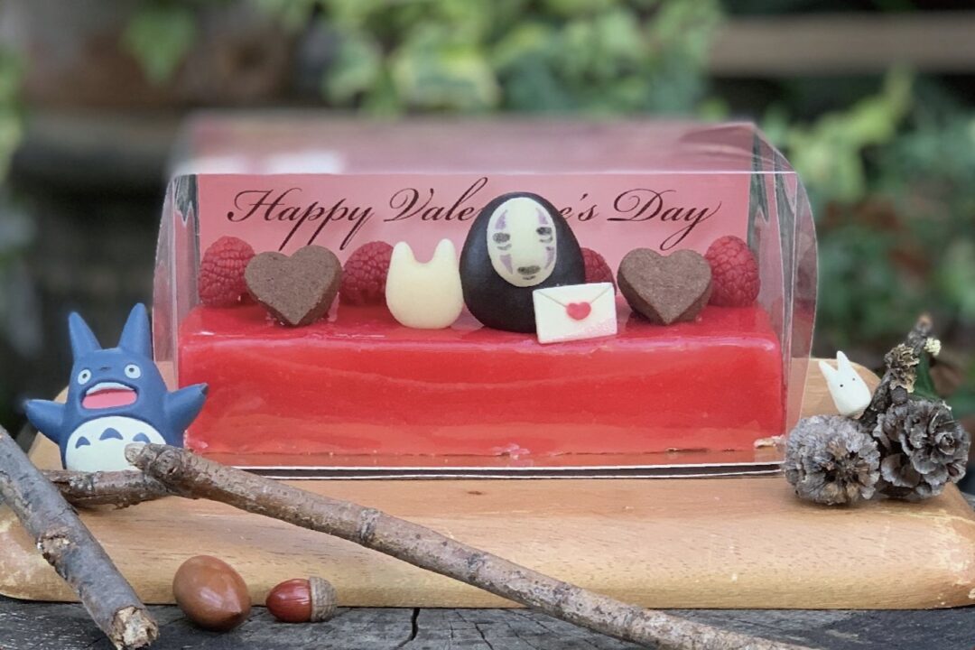 かおなしのダブルチーズケーキ（バレンタインデー）