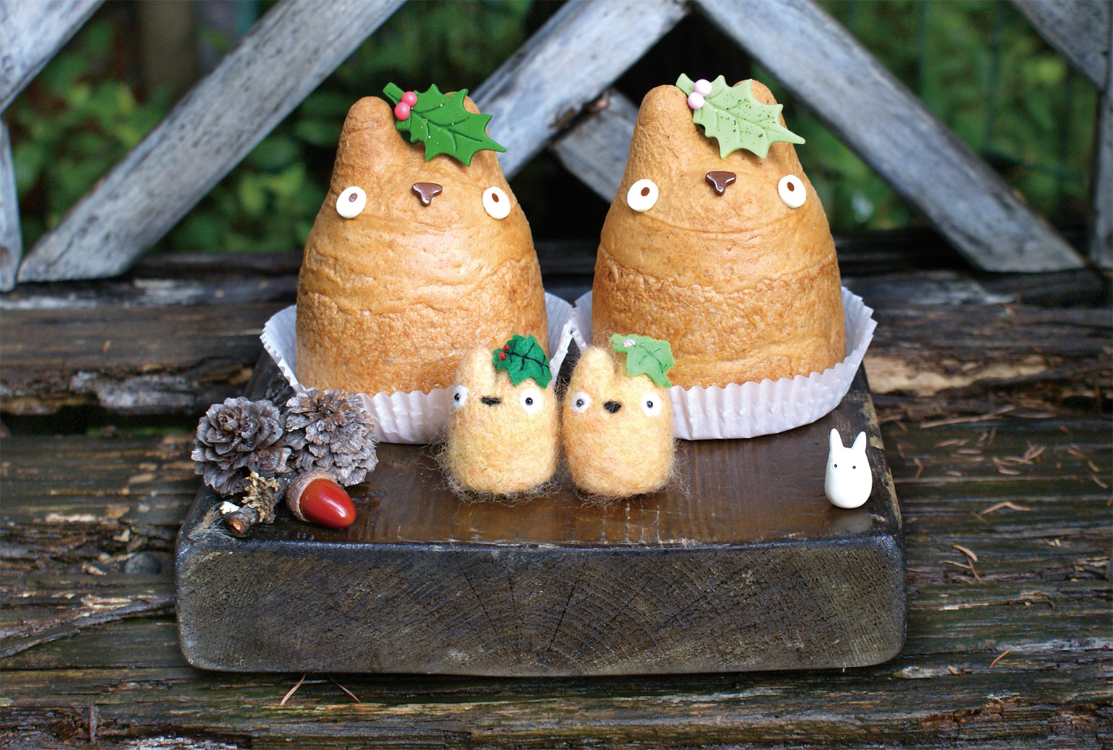 トトロのシュークリーム（クリスマス）