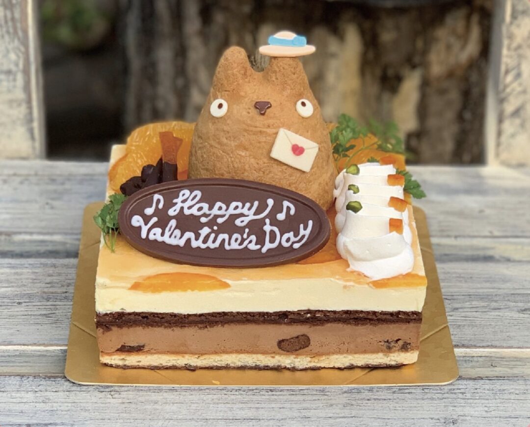 トトロのオレンジムースケーキ