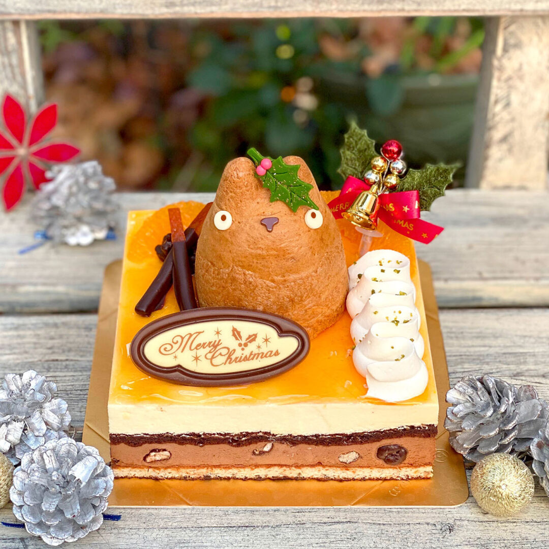 オレンジとチョコのムースケーキ（クリスマス）